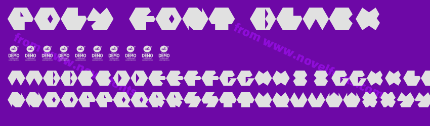 Poly Font BlackPreview Poly Font BlackPreview