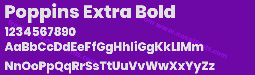 Poppins Extra BoldPreview Poppins Extra BoldPreview