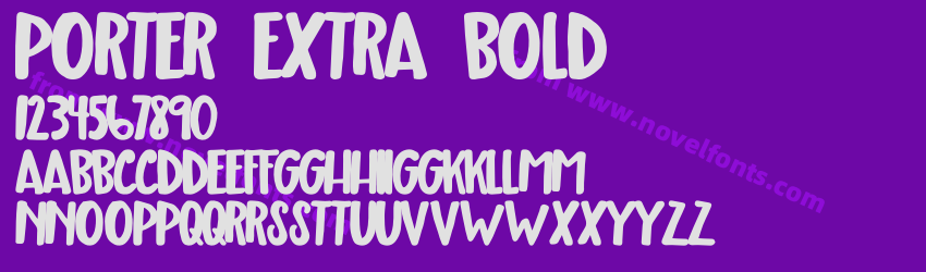 Porter Extra BoldPreview Porter Extra BoldPreview