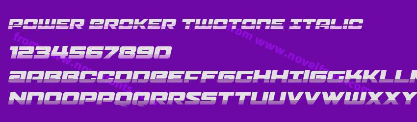 Power Broker Twotone ItalicPreview Power Broker Twotone ItalicPreview