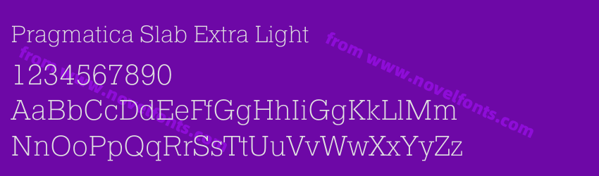 Pragmatica Slab Extra LightPreview Pragmatica Slab Extra LightPreview