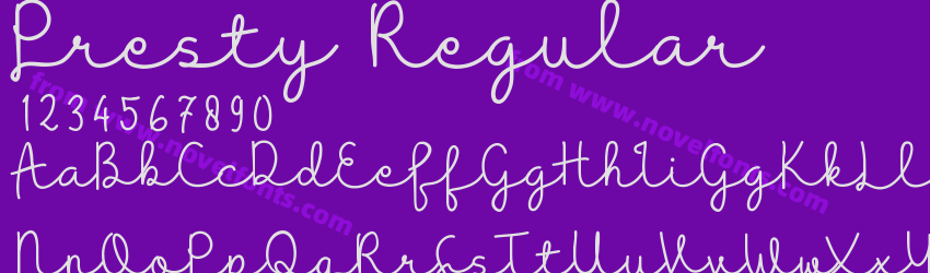 Presty RegularPreview Presty RegularPreview