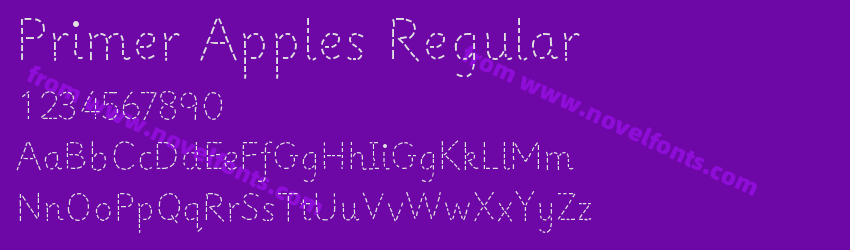 Primer Apples RegularPreview Primer Apples RegularPreview