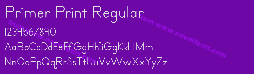 Primer Print RegularPreview Primer Print RegularPreview