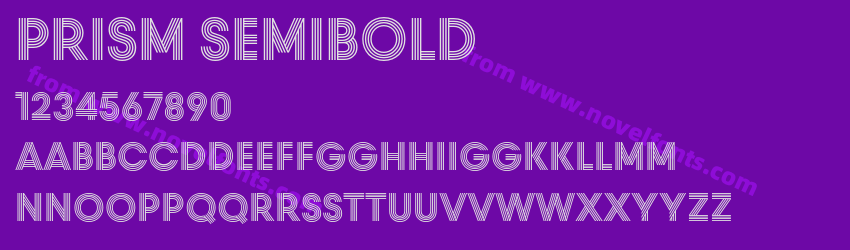 Prism SemiboldPreview Prism SemiboldPreview