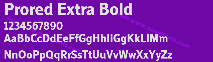 Prored Extra BoldPreview