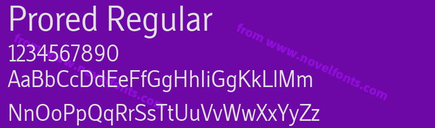 Prored RegularPreview Prored RegularPreview