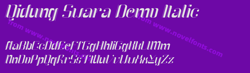 Qidung Swara Demo ItalicPreview Qidung Swara Demo ItalicPreview