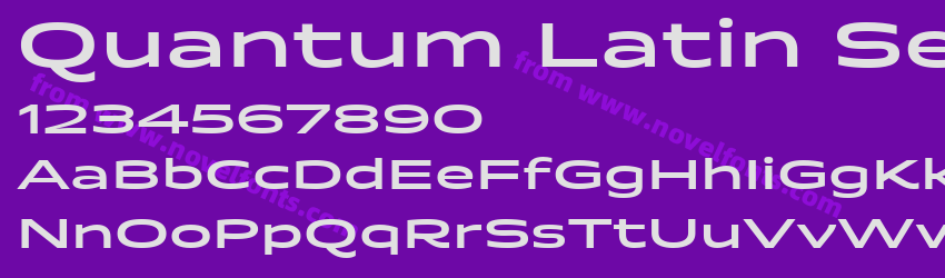 Quantum Latin SemiboldPreview Quantum Latin SemiboldPreview