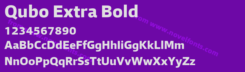 Qubo Extra BoldPreview Qubo Extra BoldPreview