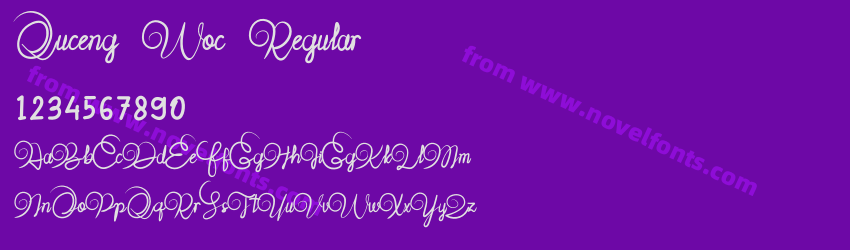 Quceng Woc RegularPreview Quceng Woc RegularPreview