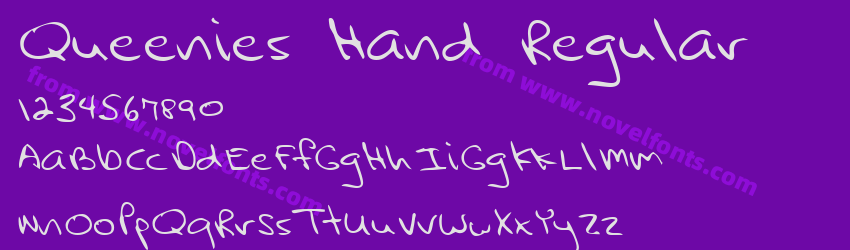 Queenies Hand RegularPreview Queenies Hand RegularPreview