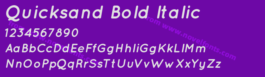Quicksand Bold ItalicPreview Quicksand Bold ItalicPreview