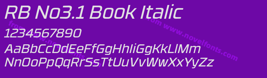 RB No3.1 Book ItalicPreview RB No3.1 Book ItalicPreview