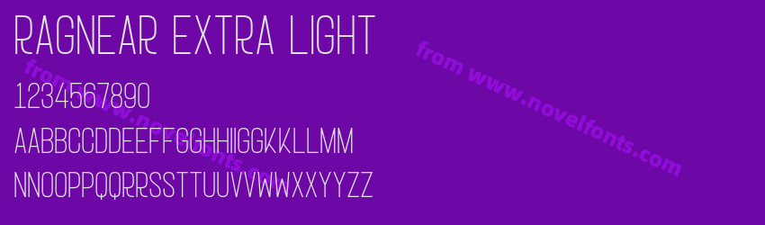 Ragnear Extra LightPreview Ragnear Extra LightPreview