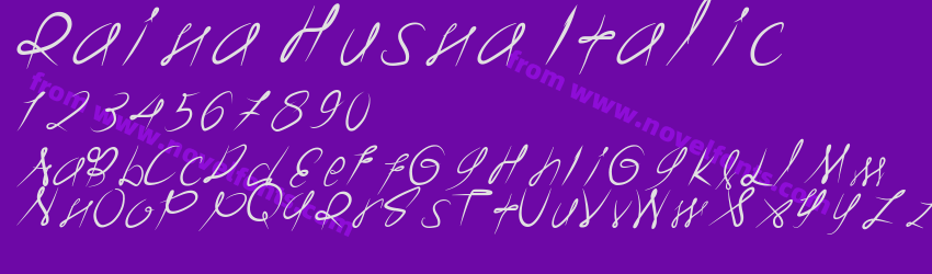 Raina Husna ItalicPreview Raina Husna ItalicPreview