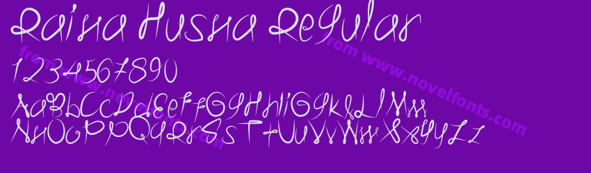 Raina Husna RegularPreview Raina Husna RegularPreview