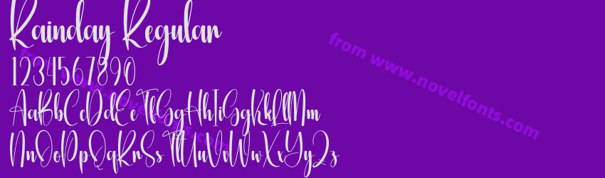 Rainday RegularPreview Rainday RegularPreview