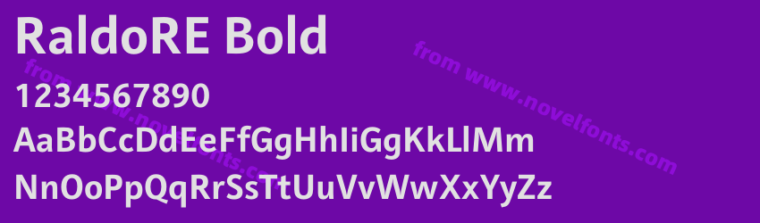 RaldoRE BoldPreview RaldoRE BoldPreview