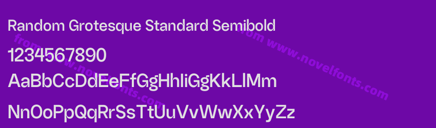 Random Grotesque Standard SemiboldPreview Random Grotesque Standard SemiboldPreview