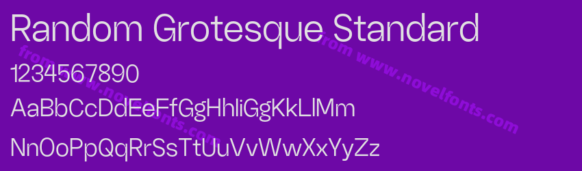 Random Grotesque StandardPreview Random Grotesque StandardPreview