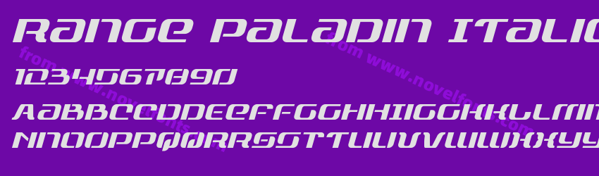 Range Paladin ItalicPreview Range Paladin ItalicPreview