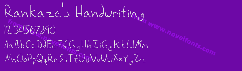 Rankaze's HandwritingPreview Rankaze's HandwritingPreview
