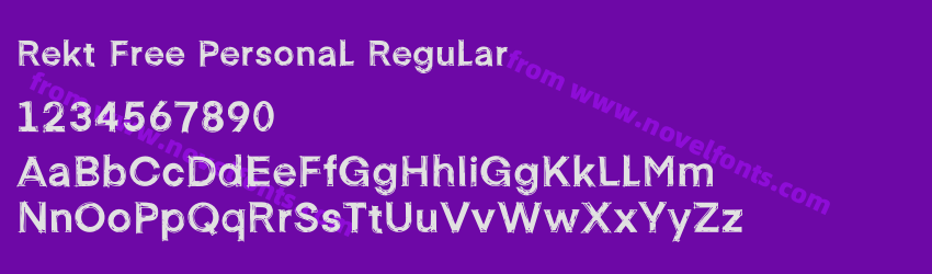 Rekt Free Personal RegularPreview Rekt Free Personal RegularPreview