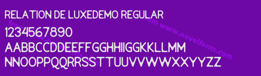 Relation De LuxeDEMO RegularPreview Relation De LuxeDEMO RegularPreview