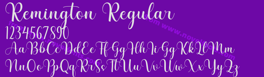 Remington RegularPreview Remington RegularPreview