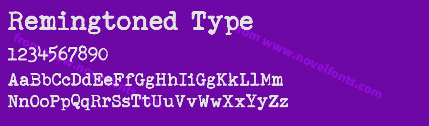 Remingtoned TypePreview Remingtoned TypePreview