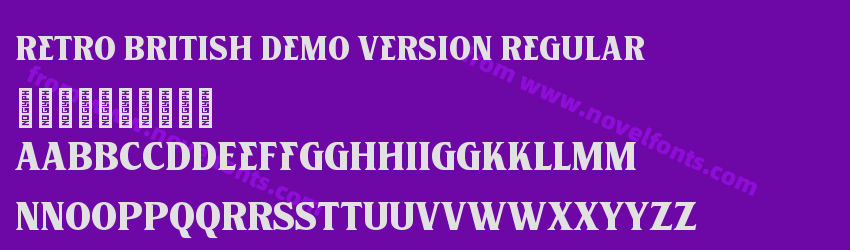 Retro British Demo Version RegularPreview Retro British Demo Version RegularPreview