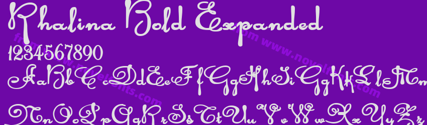 Rhalina Bold ExpandedPreview Rhalina Bold ExpandedPreview