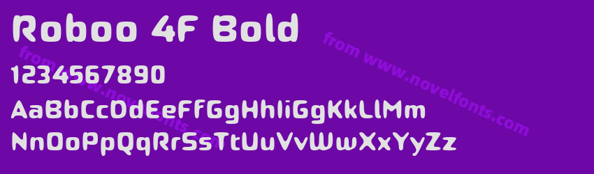 Roboo 4F BoldPreview Roboo 4F BoldPreview