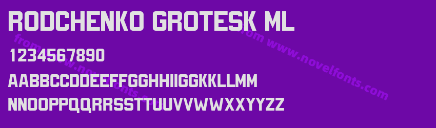 Rodchenko Grotesk MLPreview Rodchenko Grotesk MLPreview
