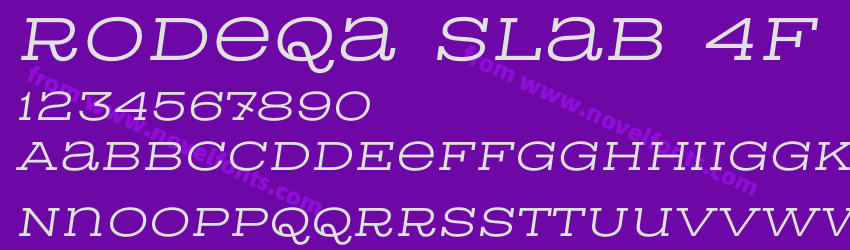 Rodeqa Slab 4F ItalicPreview Rodeqa Slab 4F ItalicPreview