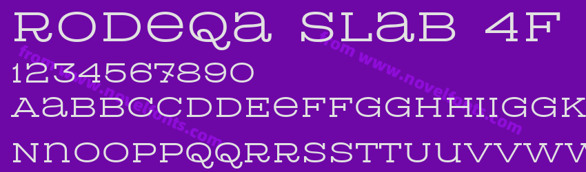 Rodeqa Slab 4FPreview Rodeqa Slab 4FPreview