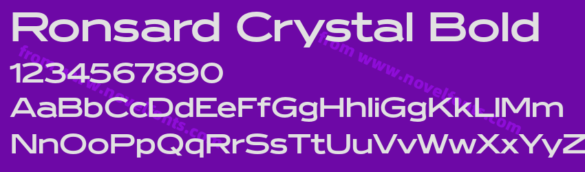 Ronsard Crystal BoldPreview Ronsard Crystal BoldPreview