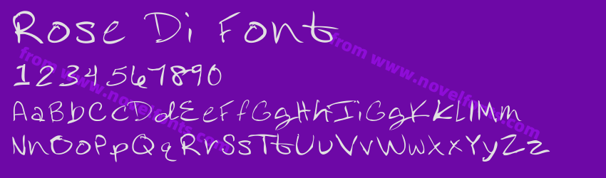 Rose Di FontPreview Rose Di FontPreview