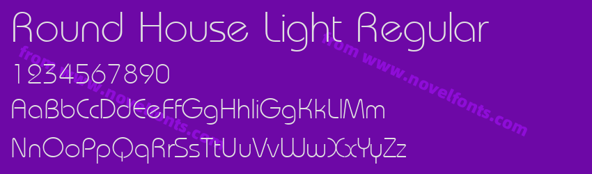 Round House Light RegularPreview Round House Light RegularPreview