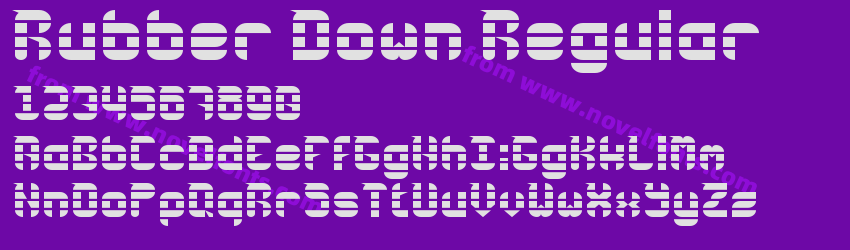 Rubber Down RegularPreview Rubber Down RegularPreview