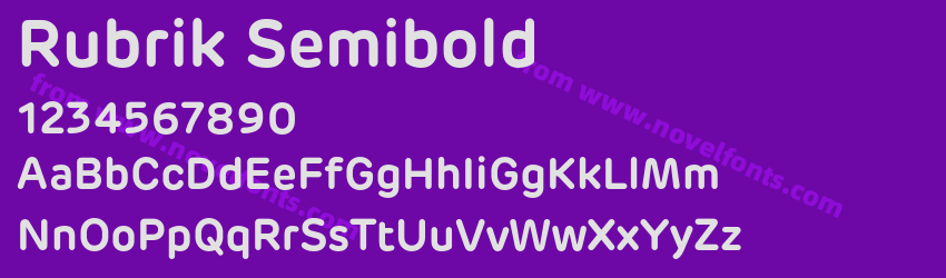 Rubrik SemiboldPreview Rubrik SemiboldPreview