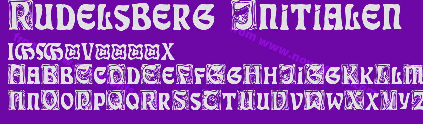 Rudelsberg InitialenPreview Rudelsberg InitialenPreview