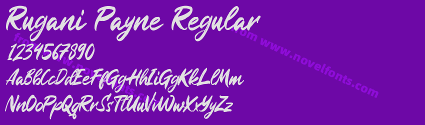 Rugani Payne RegularPreview Rugani Payne RegularPreview
