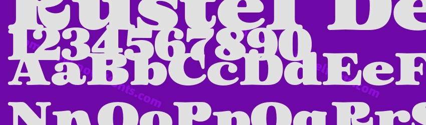 Rustel Demo Font RegularPreview Rustel Demo Font RegularPreview