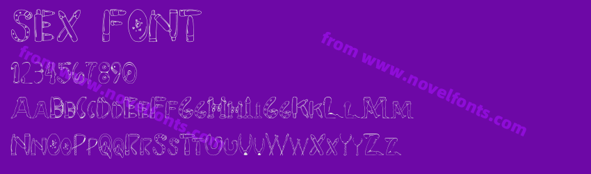 SEX FONTPreview SEX FONTPreview