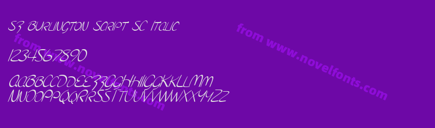 SF Burlington Script SC ItalicPreview SF Burlington Script SC ItalicPreview