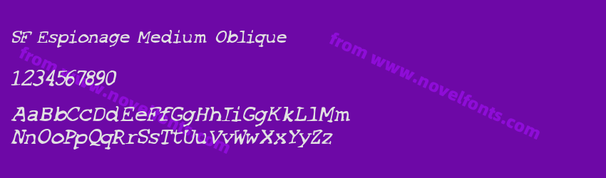SF Espionage Medium ObliquePreview SF Espionage Medium ObliquePreview