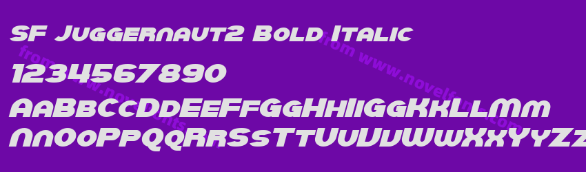 SF Juggernaut2 Bold ItalicPreview SF Juggernaut2 Bold ItalicPreview