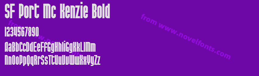 SF Port Mc Kenzie BoldPreview SF Port Mc Kenzie BoldPreview